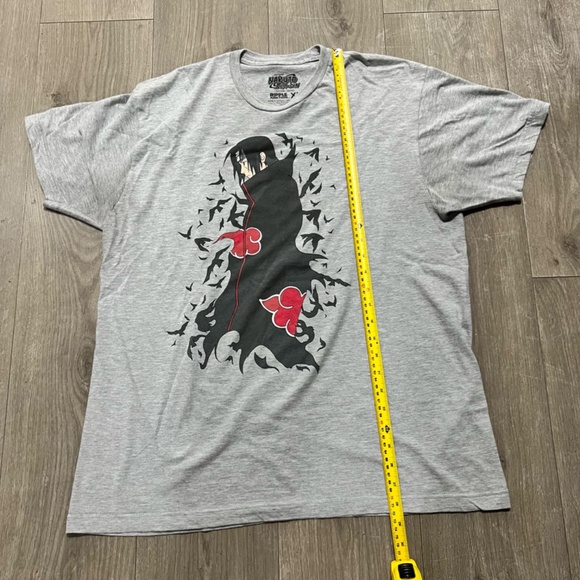 Naruto Shippuden Itachi Crow Swarm Gray Size XL - Picture 4 of 6